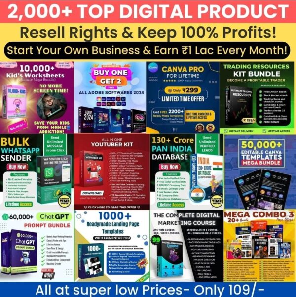 2000+ Ultimate Business MEGA PACK BUNDLE
